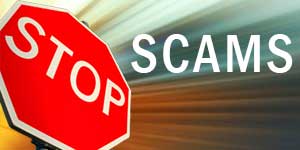 Beware of disaster-related scams